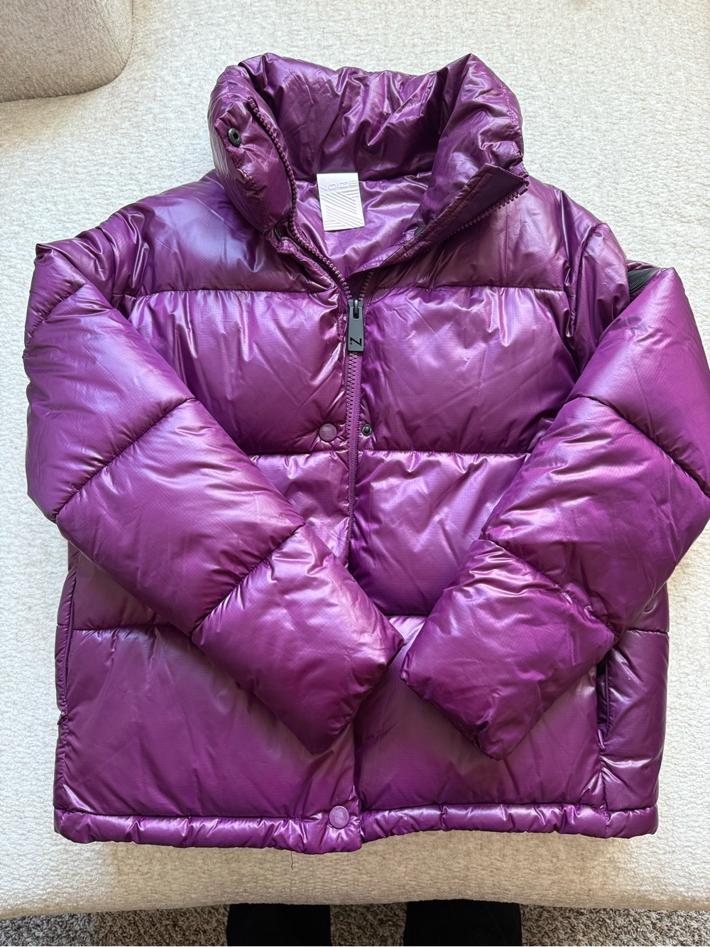 Women’s Purple Puffer Jacket - [noize]